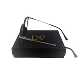 CARBON, Black & Silver (Blue Light Glasses)