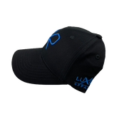 LXR BASEBALL CAP, Black & Electric Blue