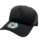 LXR Trucker Cap, BLACK PRINT