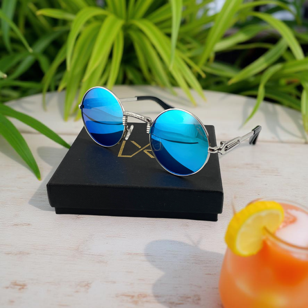 CABO, Electric Blue & Silver