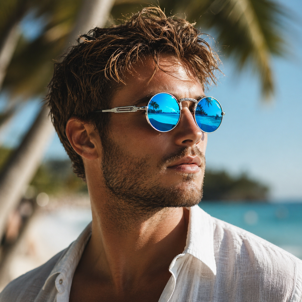 CABO, Electric Blue & Silver
