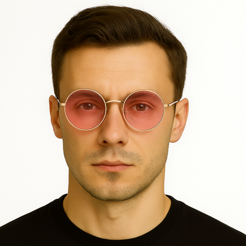 CIRCA, Pink and Gold (Clear lens) (UNISEX)