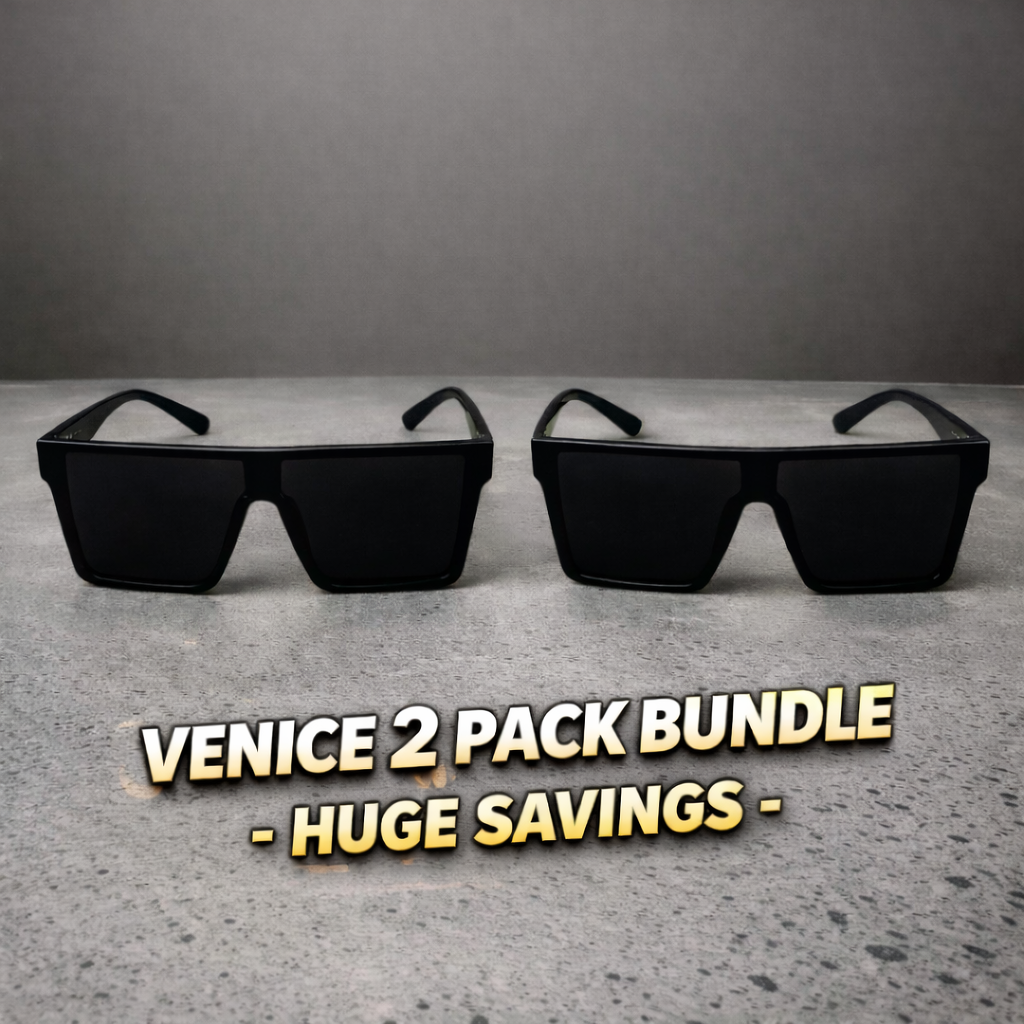 VENICE, Black on Black (2 PACK)