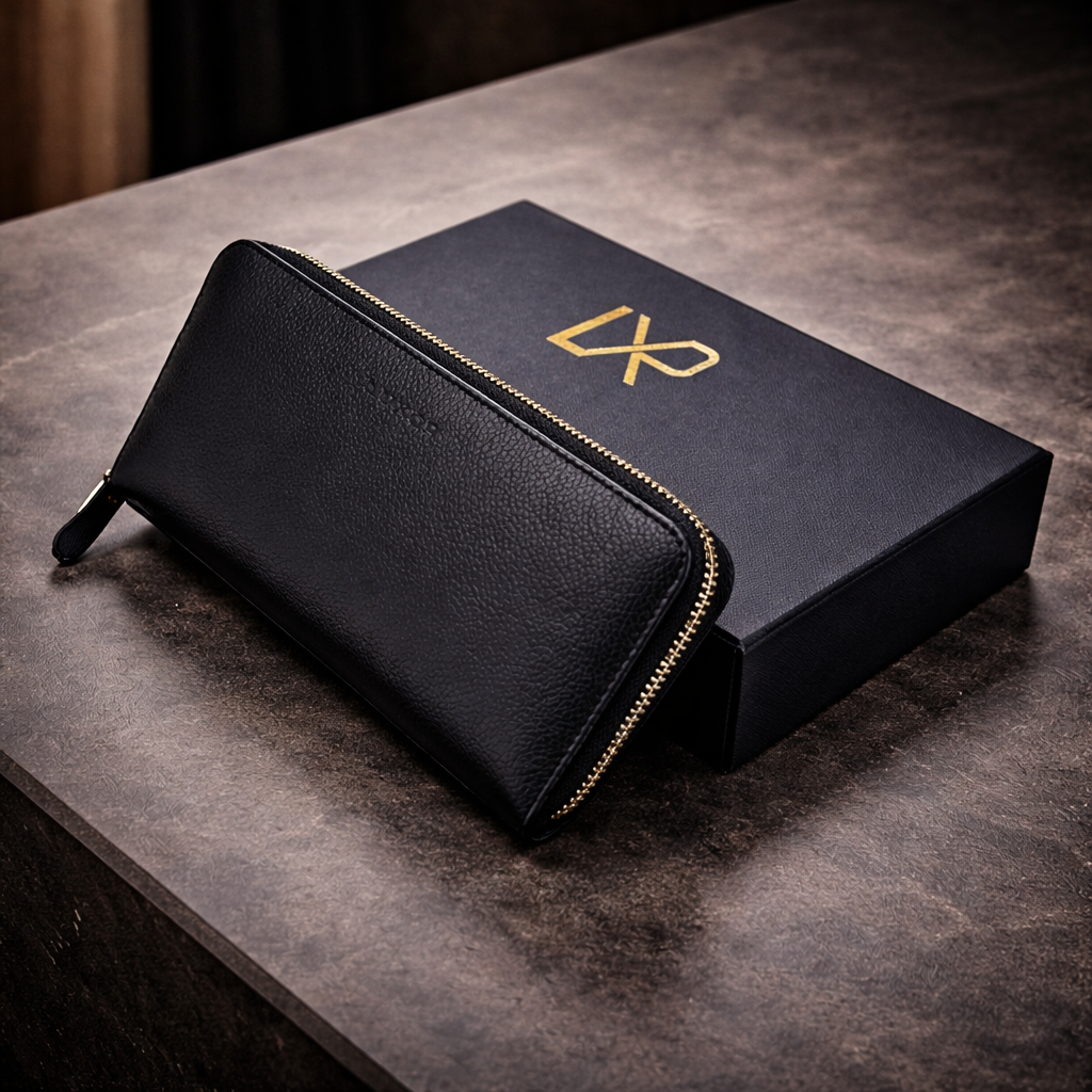 LXR Signature Wallet – Gold Hardware