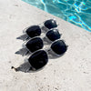 TAHITI, Clear with Black Lens (3 Pack)  Limited Time Only!