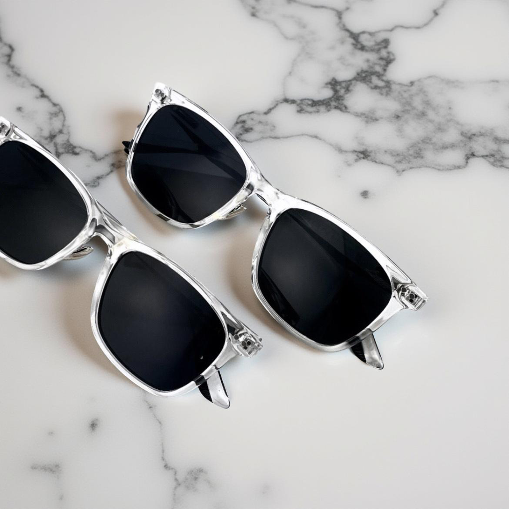 TAHITI, Clear Frame & Black Lens