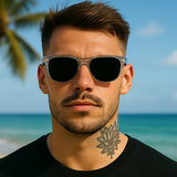 TAHITI, Clear Frame & Black Lens