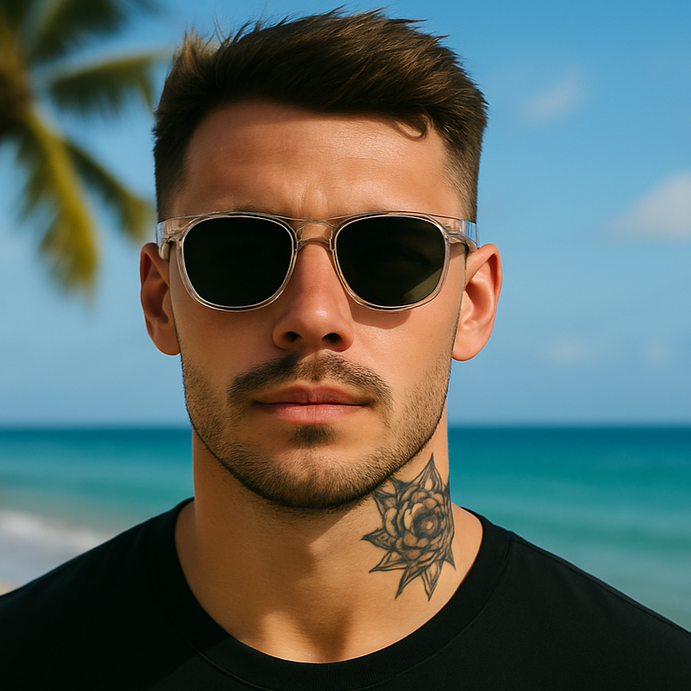 TAHITI, Clear & Black Lens - 2 Pack