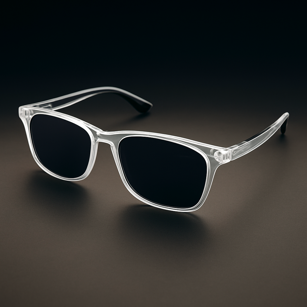 TAHITI, Clear Frame & Black Lens