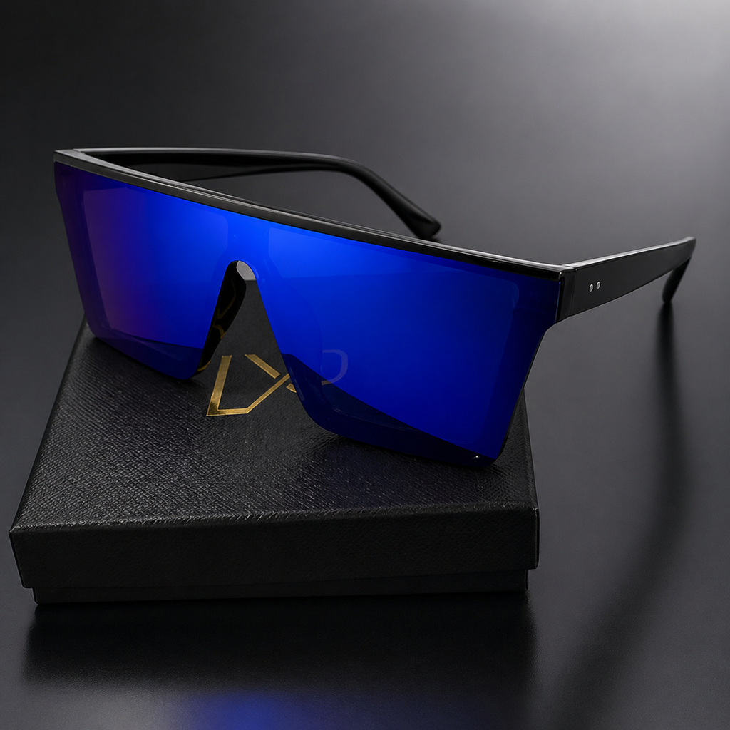 VENICE, Black & Electric Blue (Mirror)