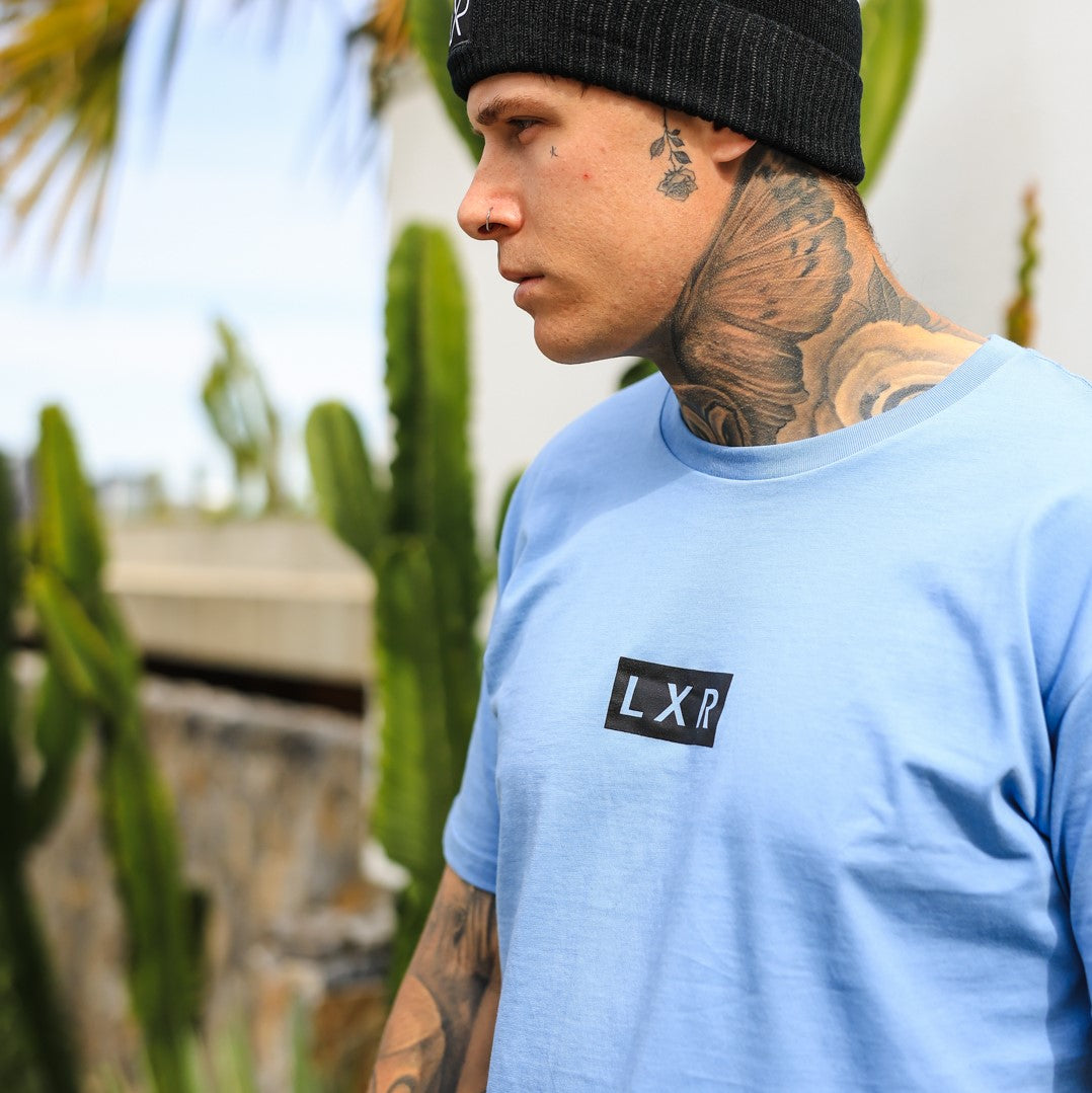 AMPED tee, Air Force Blue