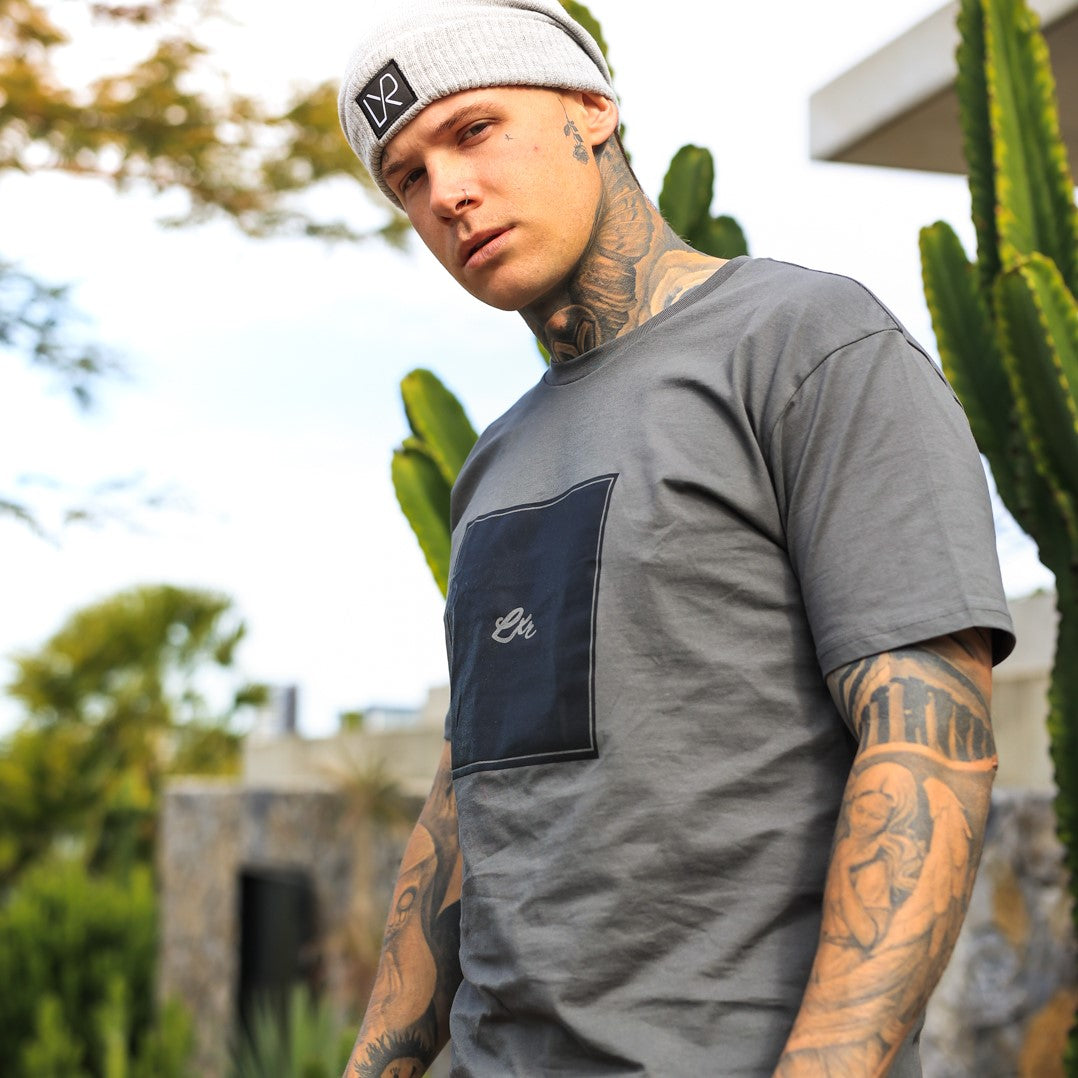 SHADOW tee, Charcoal