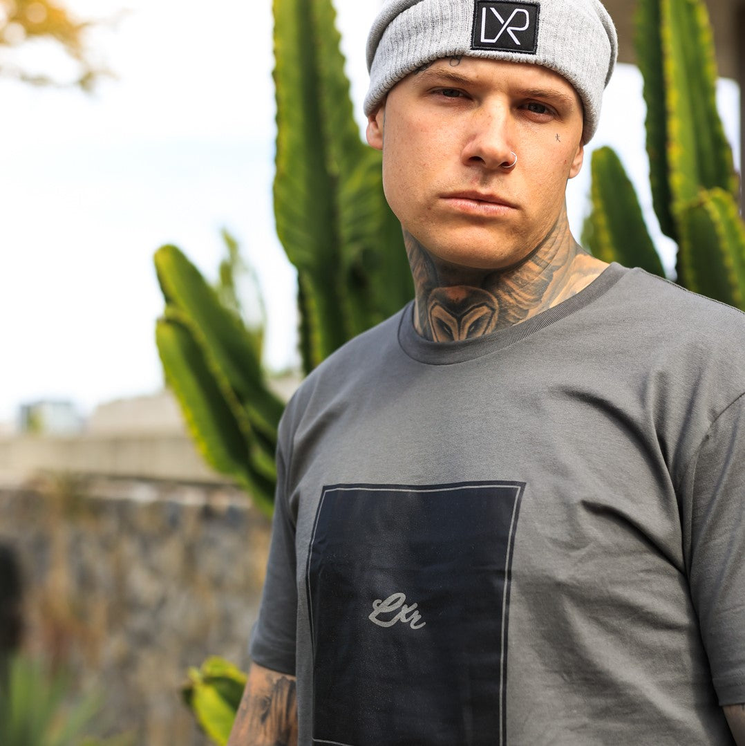 SHADOW tee, Charcoal