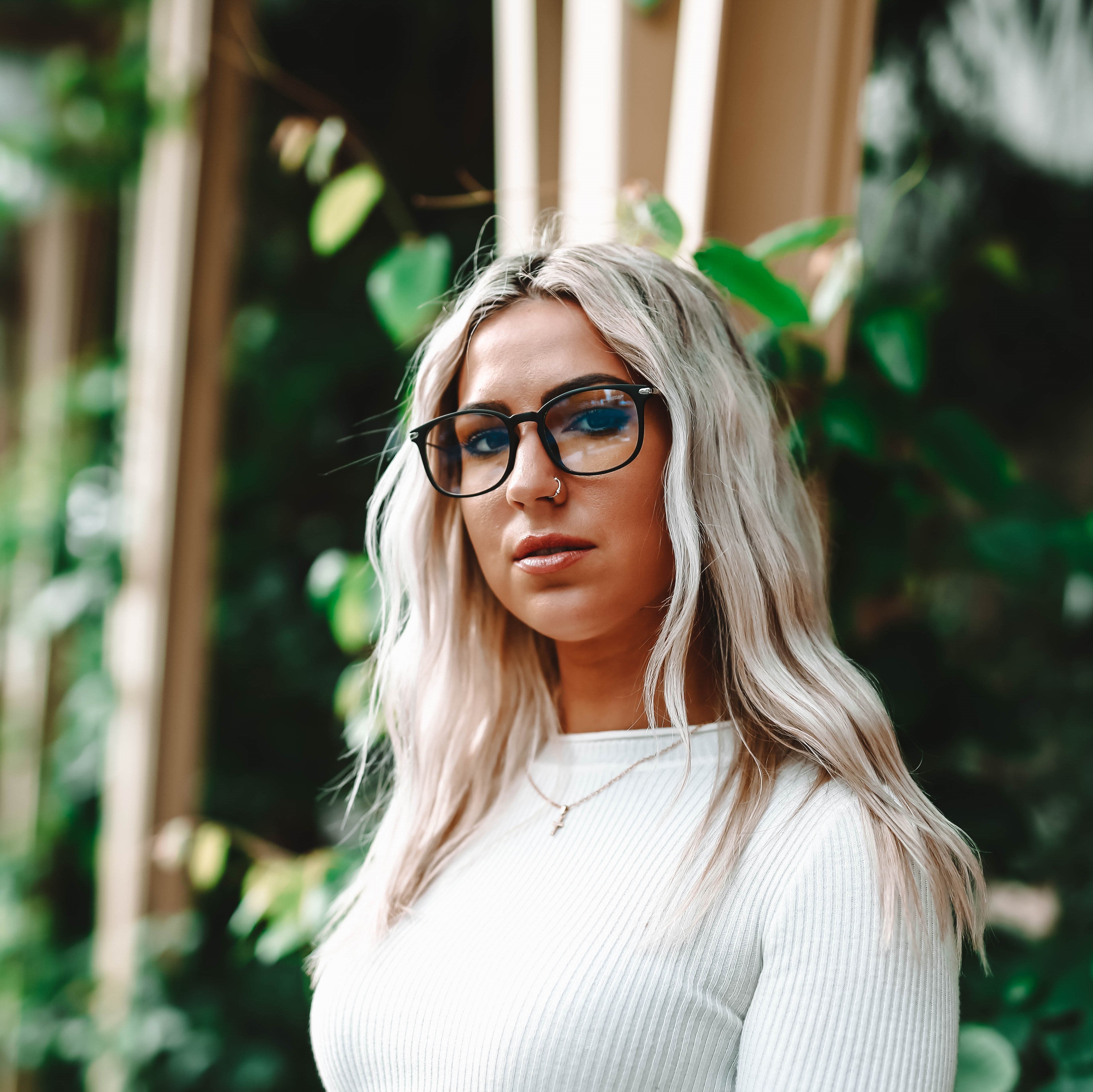 CARBON, Black & Silver (Blue Light Glasses)