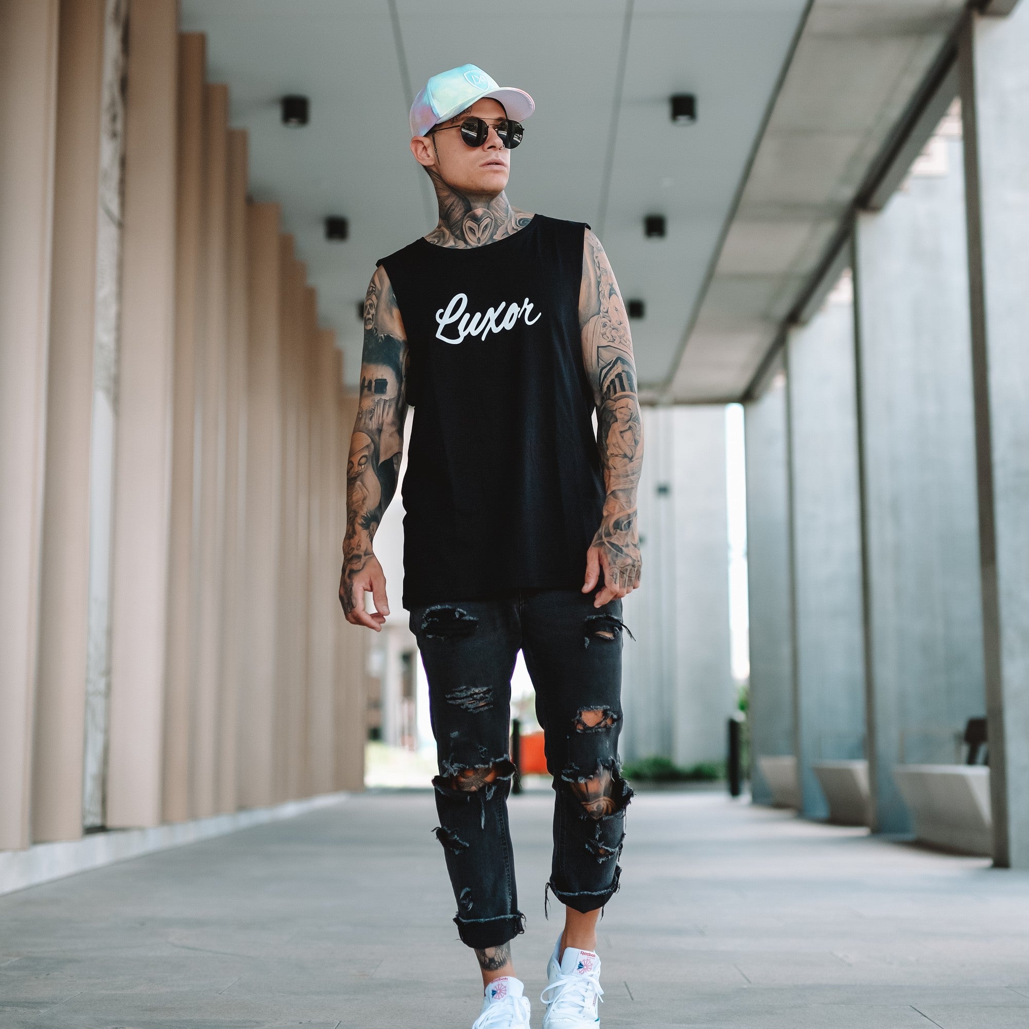 THRIVE tank, Black - ONLY S & M LEFT