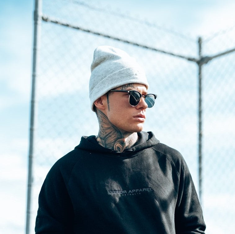ELITE Beanie, White Marle