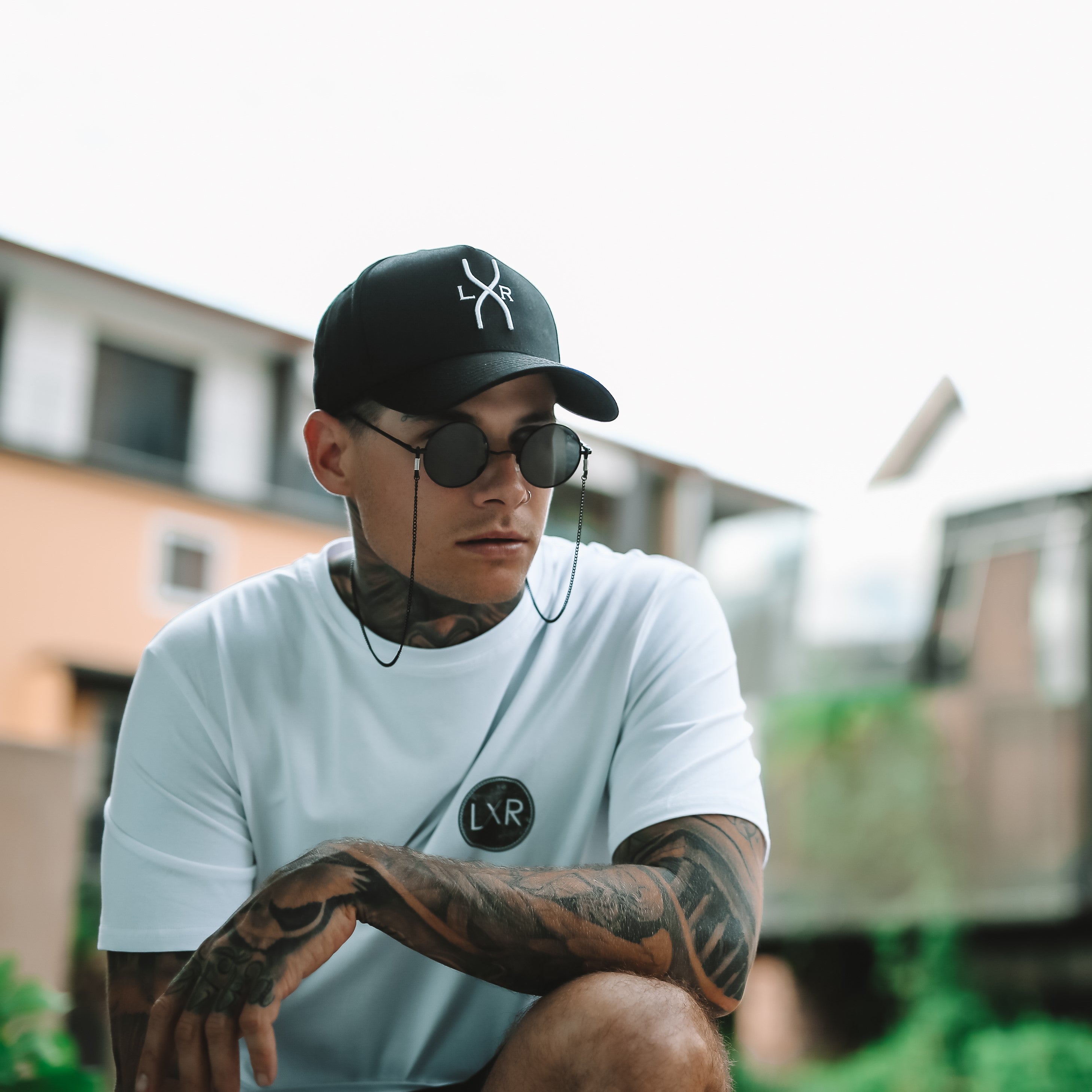 Sunnies Neck Chain, Black (Metal)