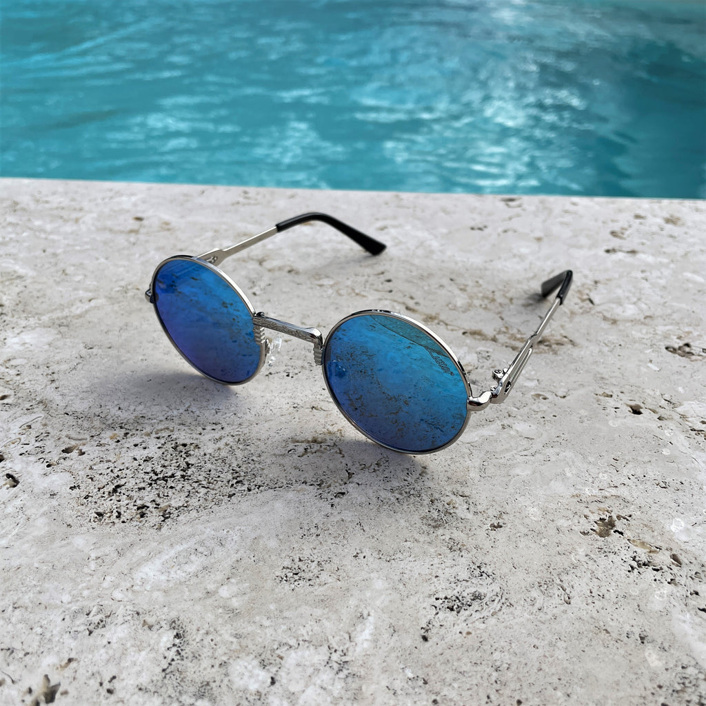 CABO, Electric Blue & Silver