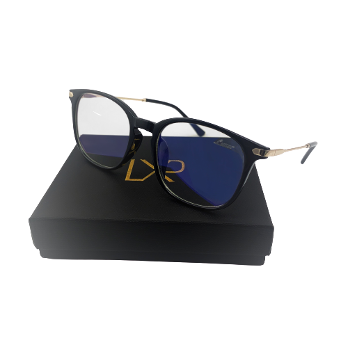 CARBON, Black & Gold (Blue Light Glasses)