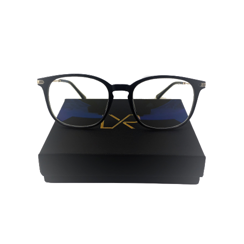 CARBON, Black & Gold (Blue Light Glasses)