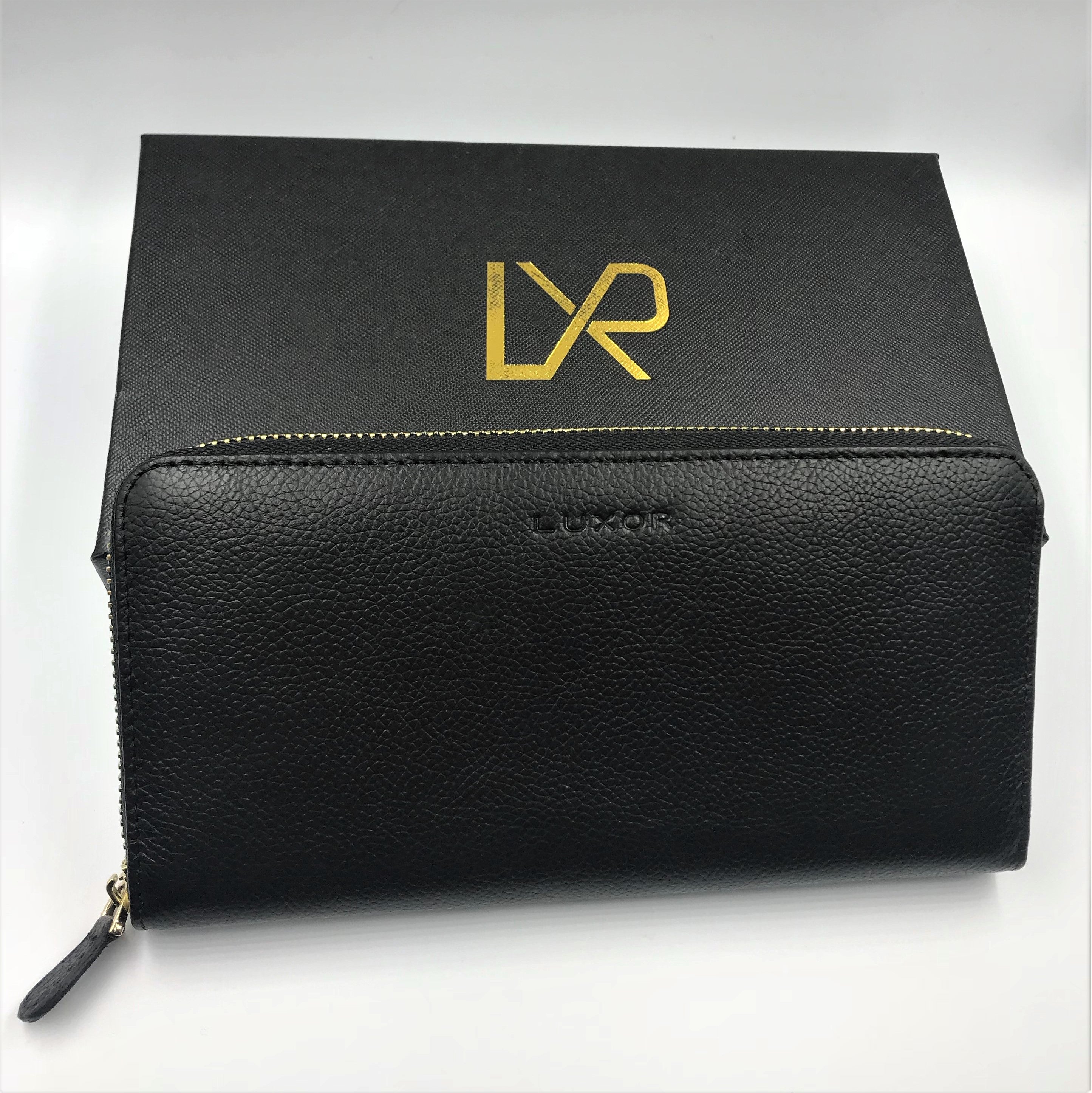 LXR Women's Wallet, Textured Leather