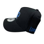 LXR A-frame, Black and Electric Blue