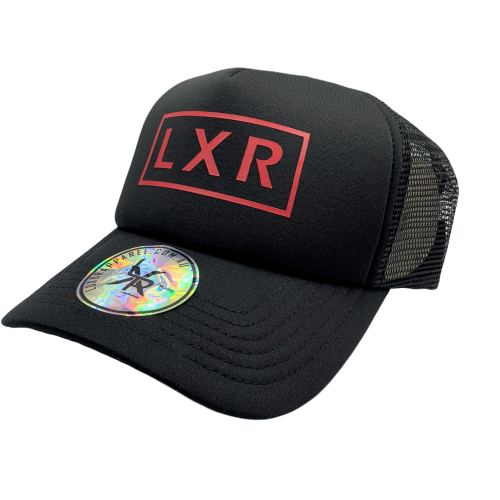 LXR Trucker Cap, RED PRINT