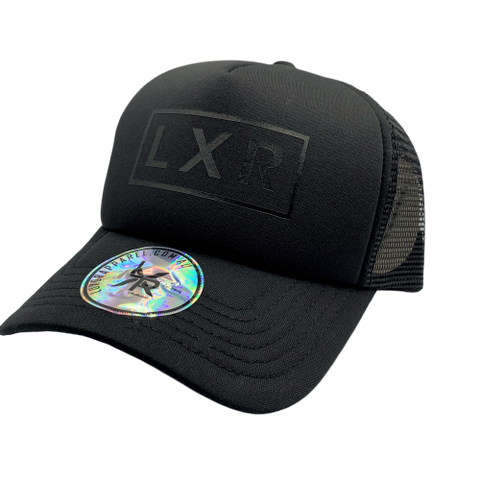 LXR Trucker Cap, BLACK PRINT
