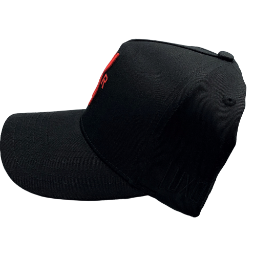SPYDER A-frame cap, Black & Red