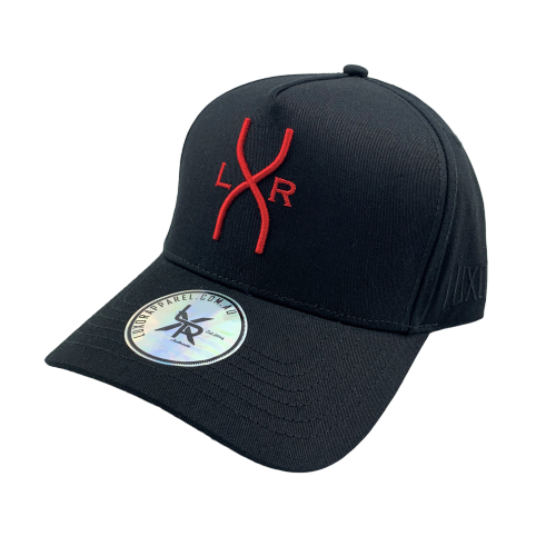 SPYDER A-frame cap, Black & Red