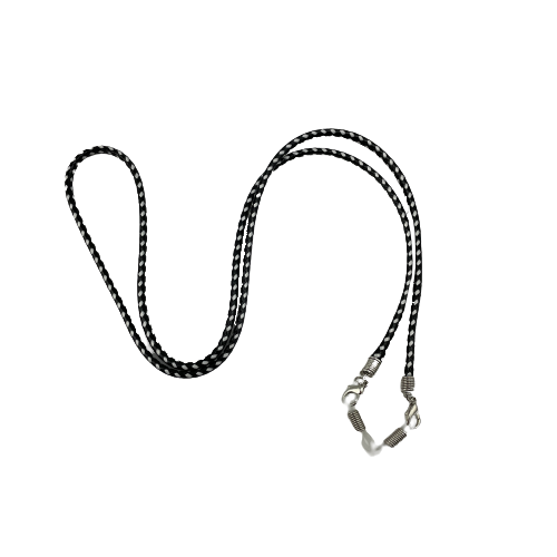 Sunnies Neck Chain, Black & White (Material)