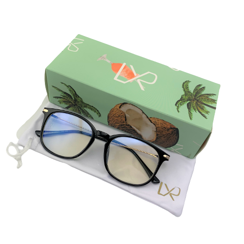 CARBON, Black & Gold (Blue Light Glasses)