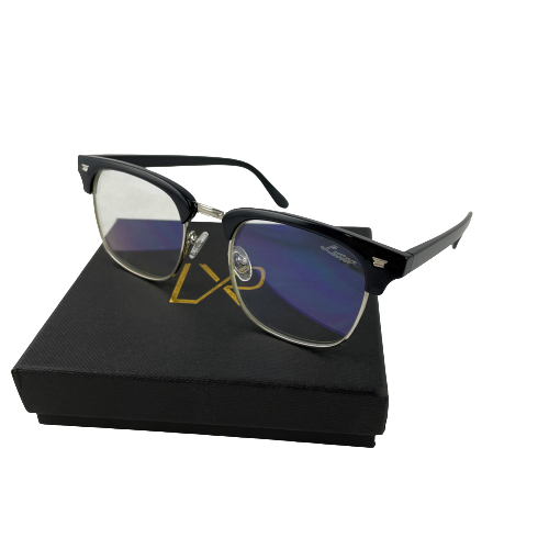 CRUZE, Black & Silver, GLOSS (Blue Light Glasses)