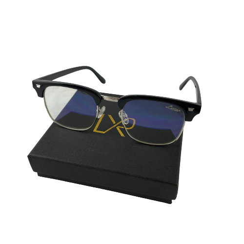 CRUZE, Black & Silver, GLOSS (Blue Light Glasses)