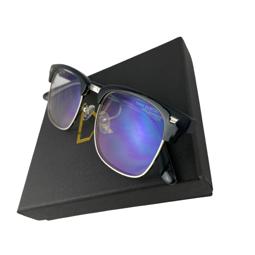 CRUZE, Black & Silver, GLOSS (Blue Light Glasses)