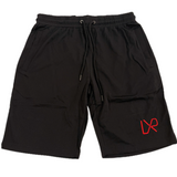 LXR Daily Shorts, Black & Red (Textured)
