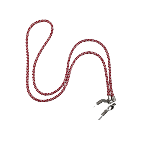 Sunnies Neck Chain, Red & White (Material)